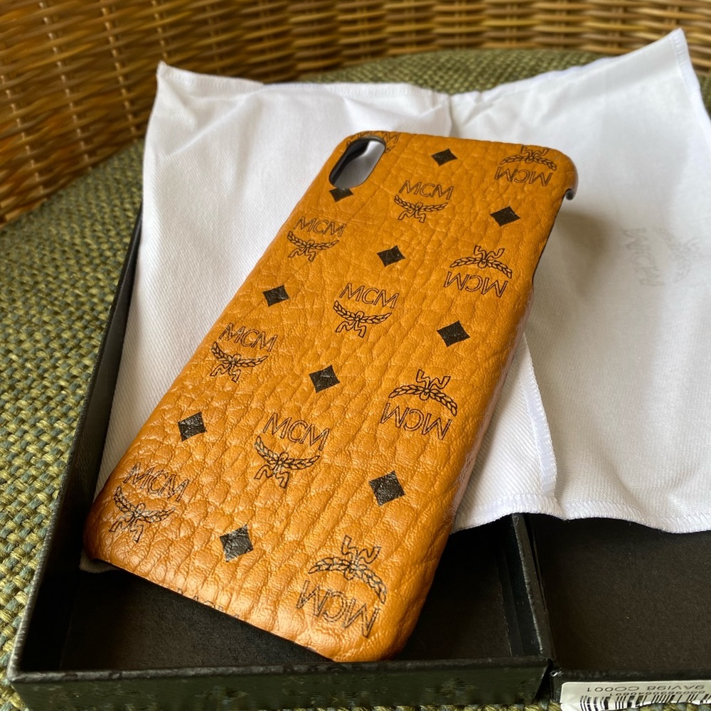 MCM iPhone case in visetos for xs max
